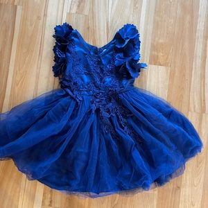 Toddler holiday/flower girl dress: 4t